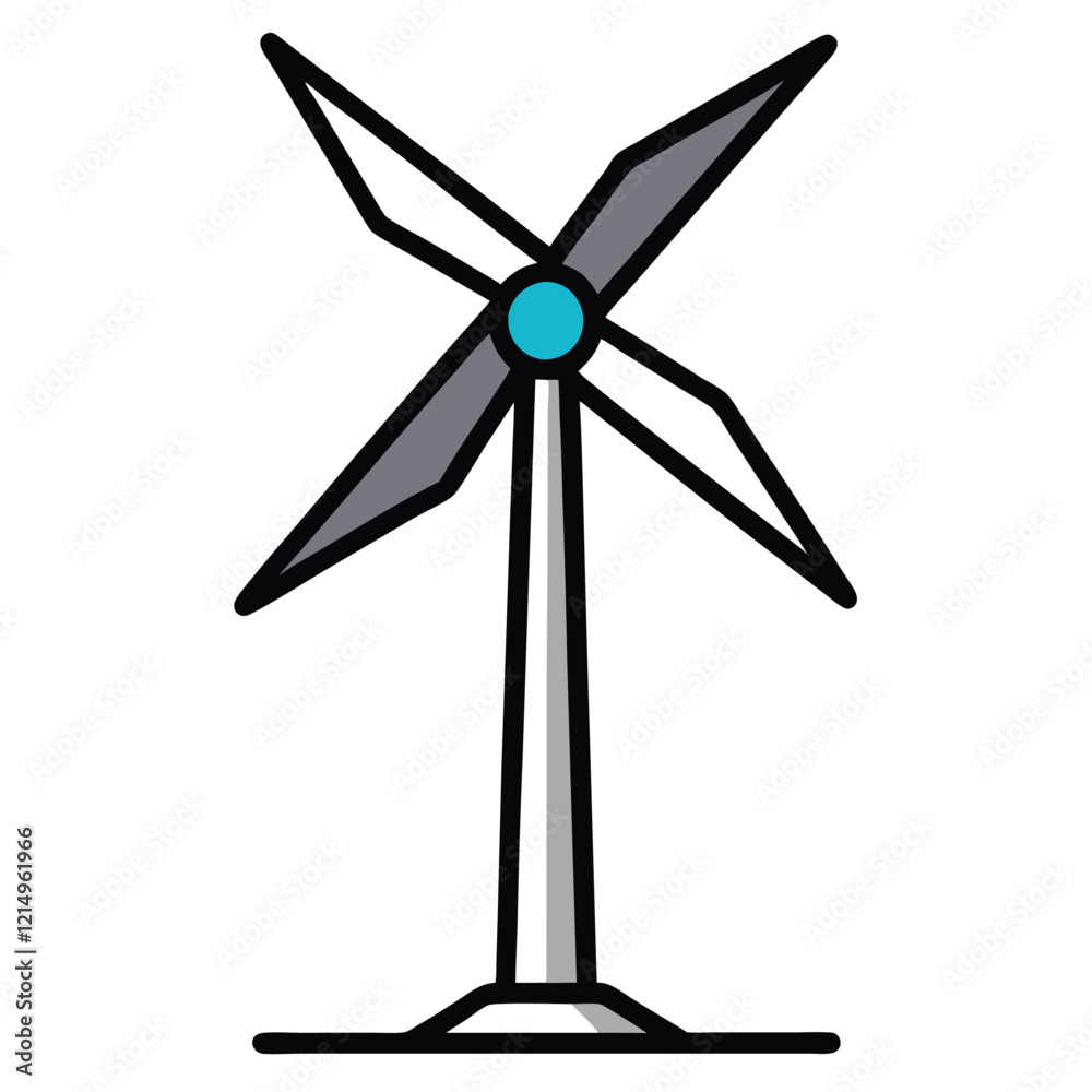 wind turbine isolated on white wind turbine isolated on white