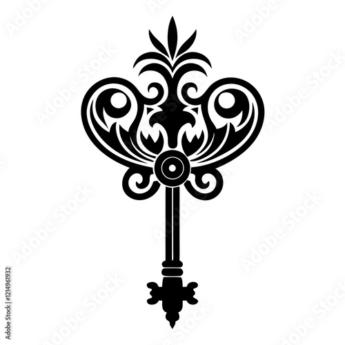 Vintage Key Logo Design for Luxury Hospitality Brands