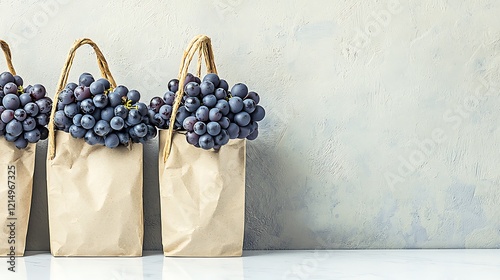 Red grapes piled in an asymmetrical mound on a pristine white surface, emphasizing their fresh and natural look with soft lighting