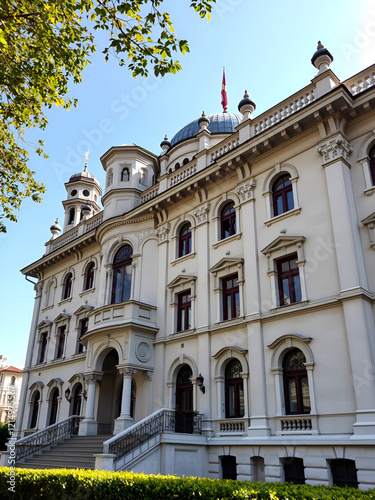 The Khedive's Palace, Hidiv Kasri, Ottoman Empire, constructed in 1907, building facade beykoz istanbul photo