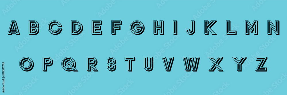 Custom style lettering font alphabet set. Vector stock illustration can be used in logo or any purpose. Colors can be easily editable and saved in EPS 10 Custom style lettering font alphabet set. Vector stock illustration can be used in logo or any purpose. Colors can be easily editable and saved in EPS 10