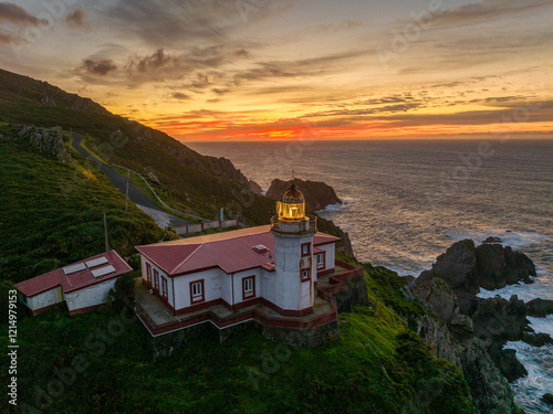 Faro de Punta Candieira en Cedeira A Coruña Galicia