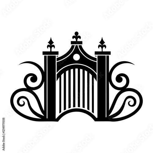 Luxury Gate Logo for Real Estate, Architecture