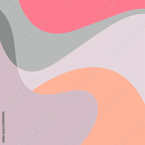Artwork trendy contemporary abstract shapes. Background with abstract Colorful. Banner and cover for your design.