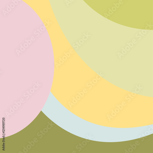 Artwork trendy contemporary abstract shapes. Background with abstract Colorful. Banner and cover for your design.
