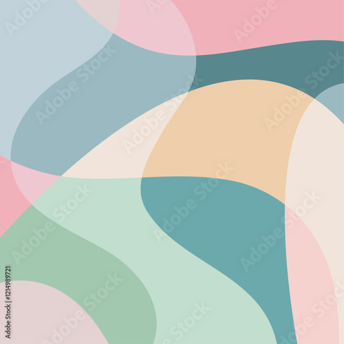 Artwork trendy contemporary abstract shapes. Background with abstract Colorful. Banner and cover for your design.