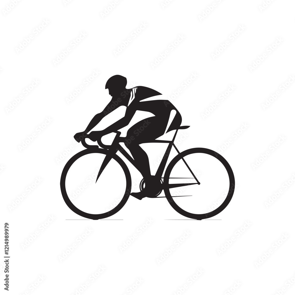 Obraz premium bicycle, bike, sport, cycling, silhouette, cyclist, vector, illustration, cycle, biker, ride, people, bmx, woman, sports, race, riding, person, black, biking, wheel, mountain, recreation,