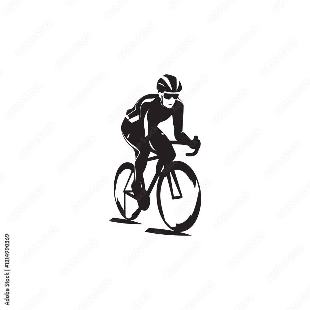 Obraz premium bicycle, bike, sport, cycling, silhouette, cyclist, vector, illustration, cycle, biker, ride, people, bmx, woman, sports, race, riding, person, black, biking, wheel, mountain, recreation,