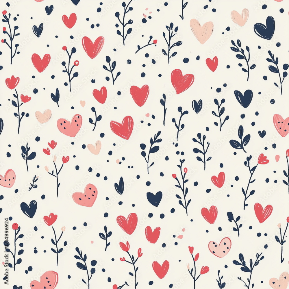 A seamless pattern of red, pink, and chocolate heart lollipops with candy sprinkles. The playful, festive design is great for Valentine’s Day, party invitations, and sweet-themed decorations. A seamless pattern of red, pink, and chocolate heart lollipops with candy sprinkles. The playful, festive design is great for Valentine’s Day, party invitations, and sweet-themed decorations.