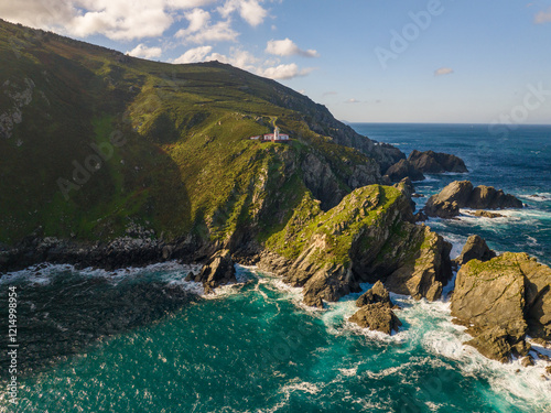 Faro de Punta Candieira en Cedeira A Coruña Galicia