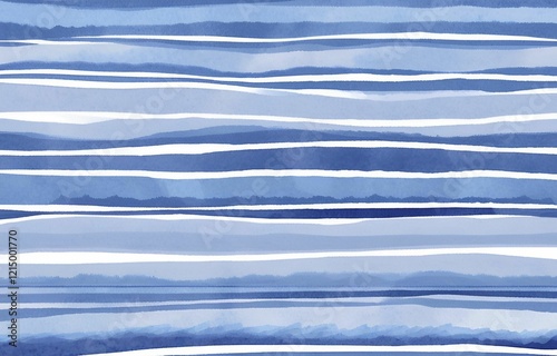 Abstract Blue Striped Pattern, Perfect for Home Decor