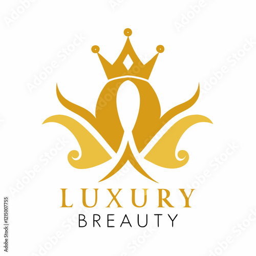 Luxury Crown Logo for Beauty & Skincare Brands photo