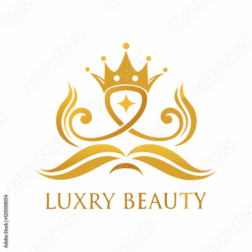 Luxury Crown Logo for Beauty & Skincare Brands
