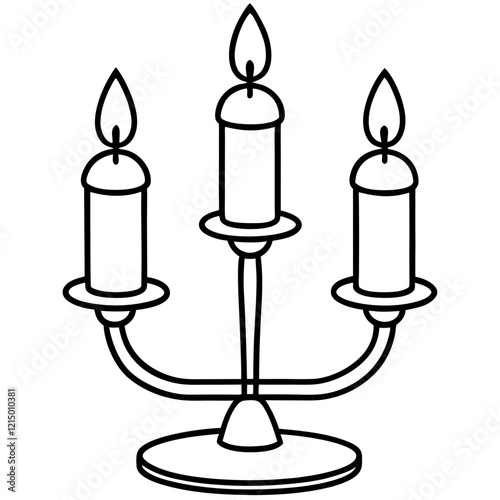 candlestick with candles