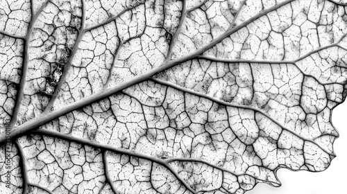 Intricate Veins of a Delicate Leaf