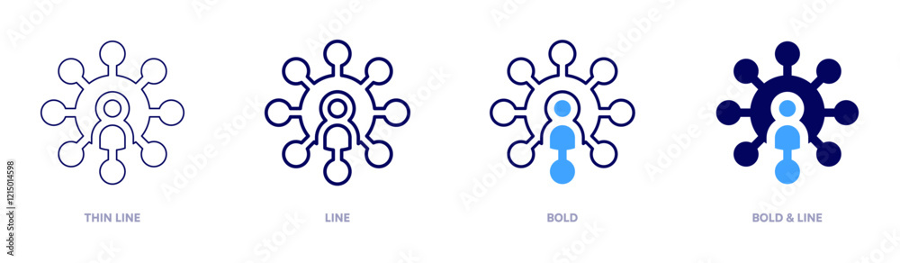 Sharing icon in 4 different styles. Thin Line, Line, Bold, and Bold Line. Duotone style. Editable stroke Sharing icon in 4 different styles. Thin Line, Line, Bold, and Bold Line. Duotone style. Editable stroke