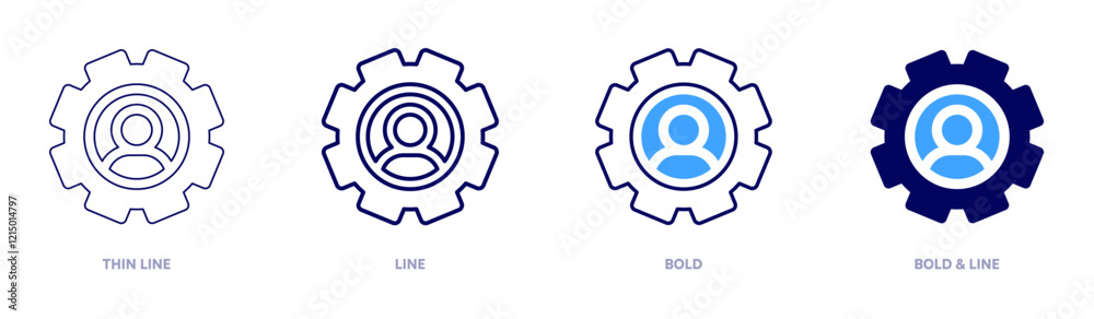 User icon in 4 different styles. Thin Line, Line, Bold, and Bold Line. Duotone style. Editable stroke User icon in 4 different styles. Thin Line, Line, Bold, and Bold Line. Duotone style. Editable stroke