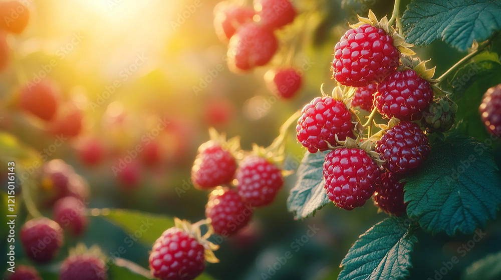 Blackberries ripening on a bush under bright sunshine with a minimalist and modern aesthetic, the blurred background offering an empty space for a caption, symbolizing growth and nature's beauty
Blackberries ripening on a bush under bright sunshine with a minimalist and modern aesthetic, the blurred background offering an empty space for a caption, symbolizing growth and nature's beauty