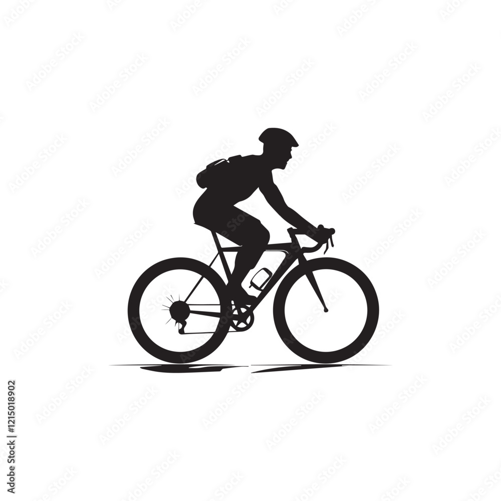 silhouette of a person riding a bike silhouette of a person riding a bike