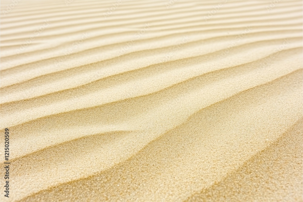 Close-up of windswept sand showing textured patterns and ripples. Close-up of windswept sand showing textured patterns and ripples.