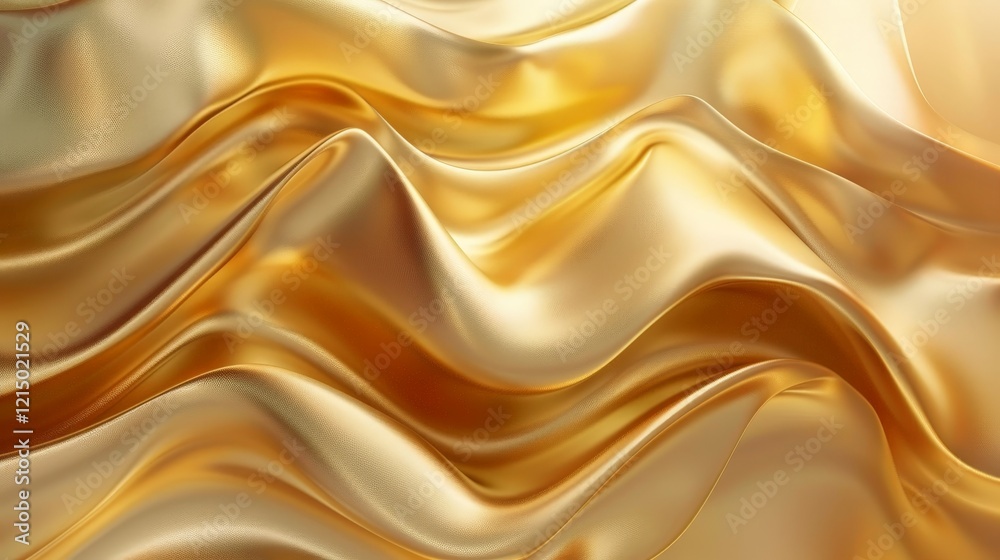 Golden Silk Drape Texture