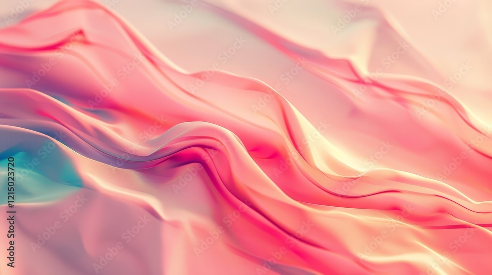Obraz premium Abstract Pastel Wave Background