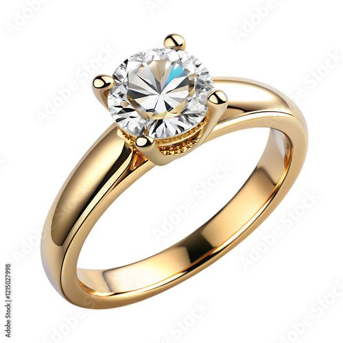 golden ring with diamonds