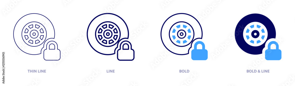 Tyre valve icon in 4 different styles. Thin Line, Line, Bold, and Bold Line. Duotone style. Editable stroke Tyre valve icon in 4 different styles. Thin Line, Line, Bold, and Bold Line. Duotone style. Editable stroke