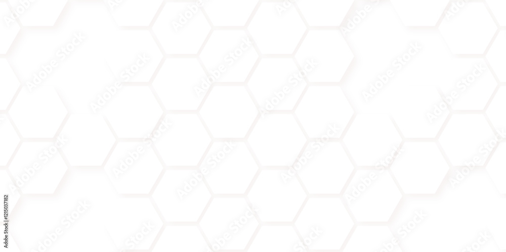 Abstract seamless honeycomb hexagon background. Geometric texture white gray pattern design.
Abstract seamless honeycomb hexagon background. Geometric texture white gray pattern design.