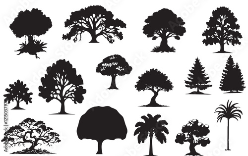 A striking black and white silhouette of a tree, set against a stark white background. The intricate branches extend outward, creating a beautiful, intricate pattern that emphasizes the organic shapes