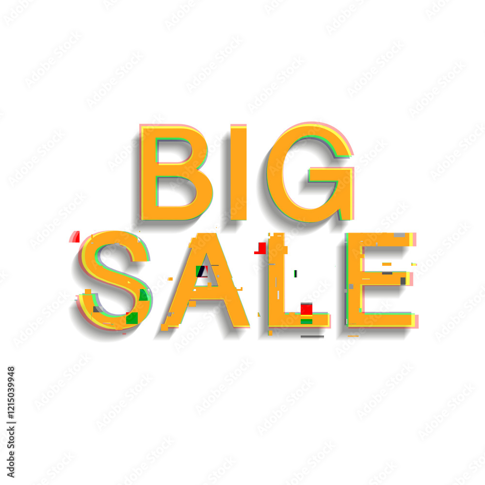 Naklejka premium Big Sale Text