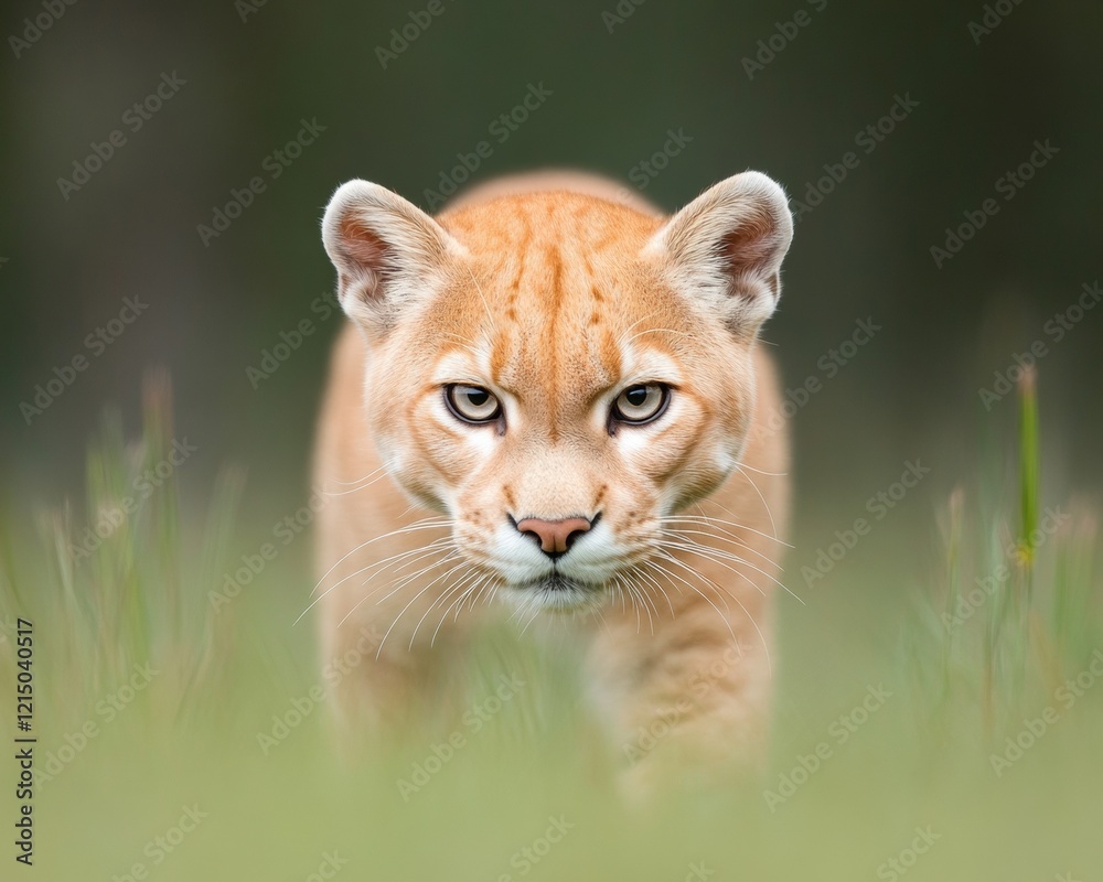Modern Wildlife Elegance Florida Panther in Lush Greenery - Eco Conservation and Spring Networking for Environmental Advocates Modern Wildlife Elegance Florida Panther in Lush Greenery - Eco Conservation and Spring Networking for Environmental Advocates