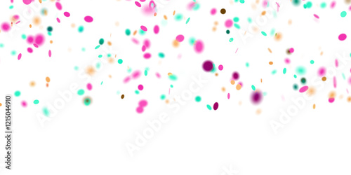Confetti effect png overlay, transparent background PNG 3D