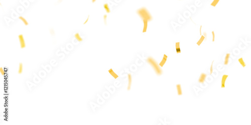 gold confetti float PNG