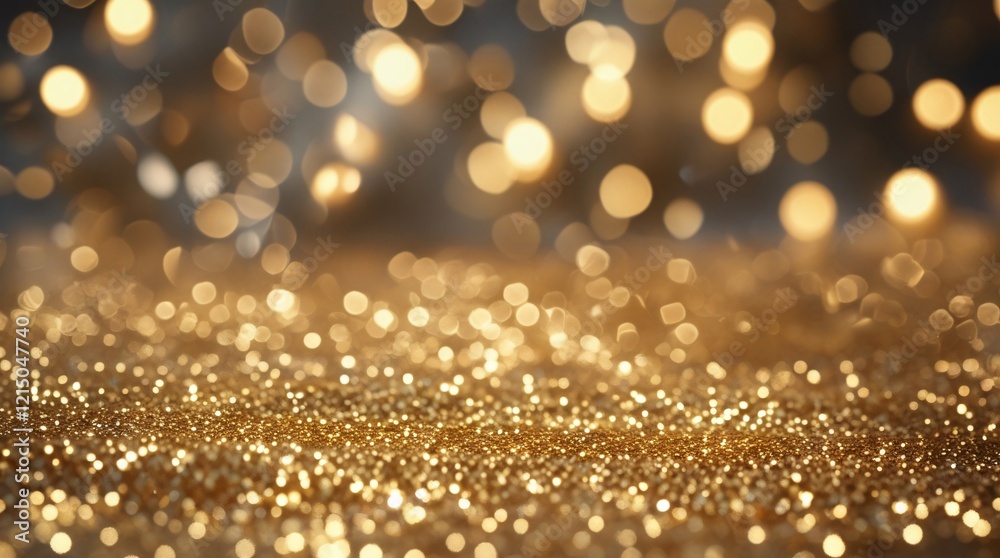 Glittering Golden Background with Soft Bokeh Lights
Glittering Golden Background with Soft Bokeh Lights