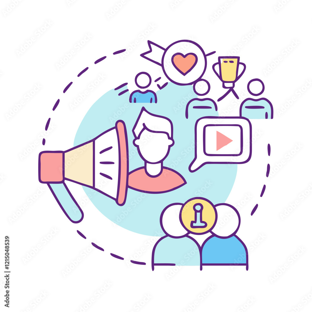 influencer outreach icon, influencer outreach vector illustration-simple illustration of influencer outreach, perfect for influencer outreach logos and icons influencer outreach icon, influencer outreach vector illustration-simple illustration of influencer outreach, perfect for influencer outreach logos and icons
