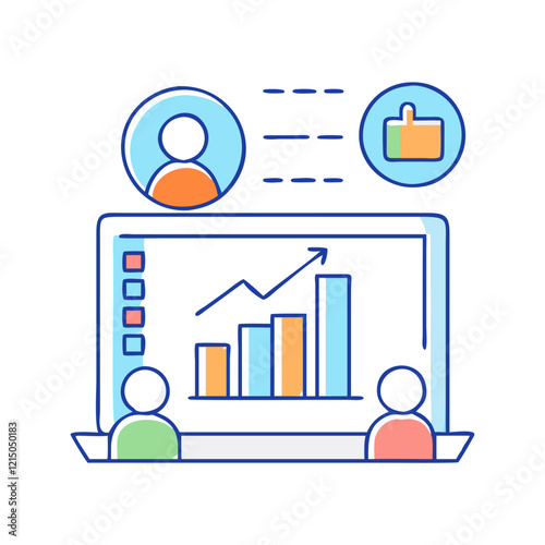 retention metrics icon, retention metrics vector illustration-simple illustration of retention metrics, perfect for retention metrics logos and icons