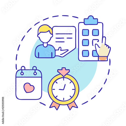 social media scheduler icon, social media scheduler vector illustration-simple illustration of social media scheduler, perfect for social media scheduler logos and icons