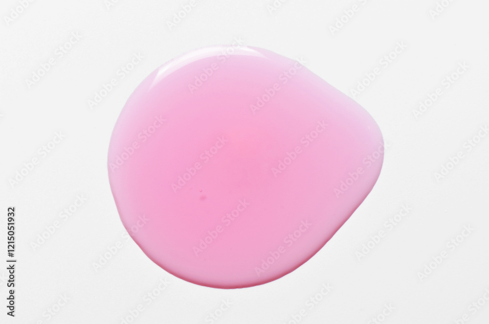 A sample of a moisturizing gel or serum for the skin. White background A sample of a moisturizing gel or serum for the skin. White background