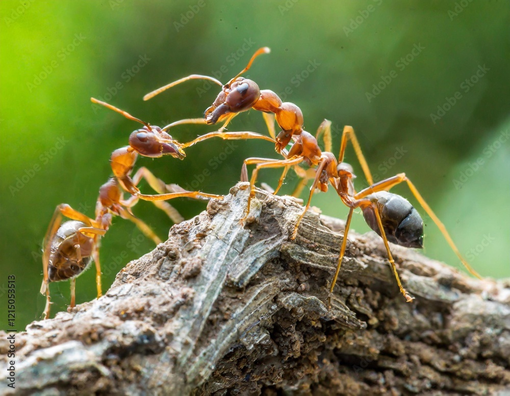 Unity in Action: A Team of Ants Building a Bridge Through Collective Effort and Ingenuity Unity in Action: A Team of Ants Building a Bridge Through Collective Effort and Ingenuity