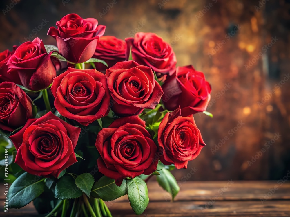 Lush Red Rose Bouquet, Elegant Floral Arrangement, 8K HD Wallpaper, Romantic Flowers Lush Red Rose Bouquet, Elegant Floral Arrangement, 8K HD Wallpaper, Romantic Flowers