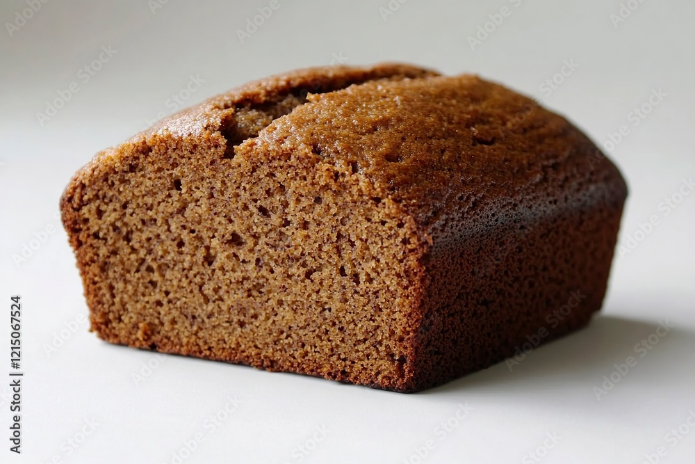 Dark Brown Loaf Cake: Rustic Texture, Warm Tones Dark Brown Loaf Cake: Rustic Texture, Warm Tones