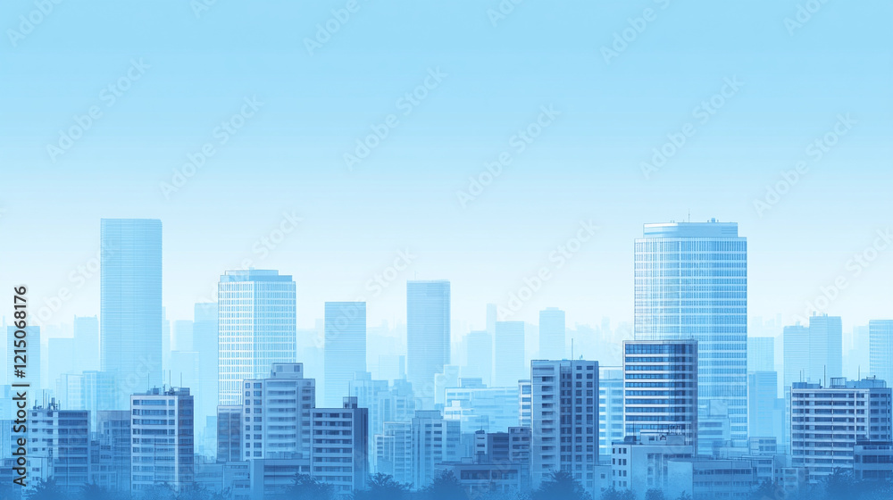 Modern city skyscraper architecture with urban buildings in a business district bright blue sky and reflective office windows minimalistic aesthetic with a blurred empty space for text or caption
Modern city skyscraper architecture with urban buildings in a business district bright blue sky and reflective office windows minimalistic aesthetic with a blurred empty space for text or caption