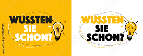 Wussten Sie schon?	