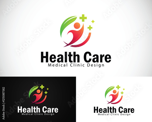 health care logo creative home clinic medical design concept icon