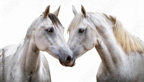 horse isolated on white
