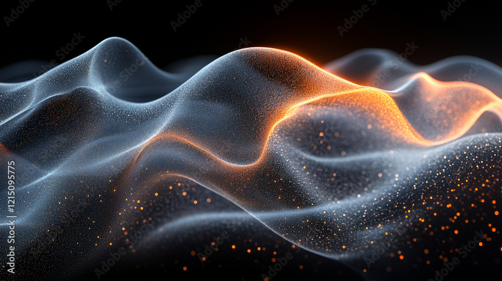 Minimalistic bright sound wave on a black background with modern blurred tones symbolizing energy flow communication harmony or chaos with empty blank caption space on the side for creative design
Minimalistic bright sound wave on a black background with modern blurred tones symbolizing energy flow communication harmony or chaos with empty blank caption space on the side for creative design