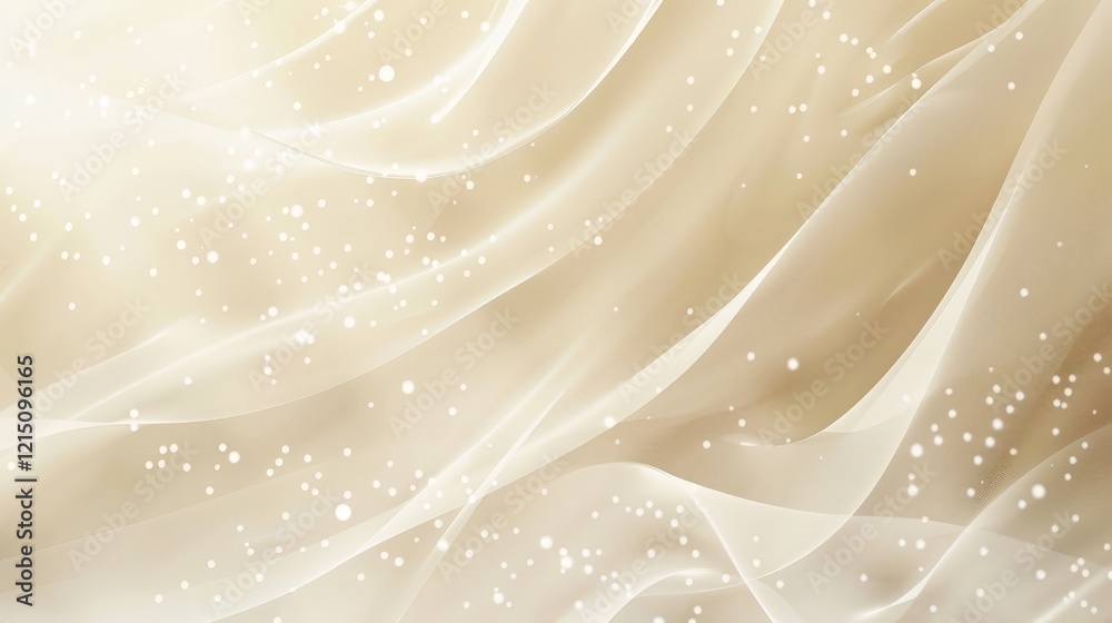 Cream-Colored Fabric Texture with Light Spots Cream-Colored Fabric Texture with Light Spots