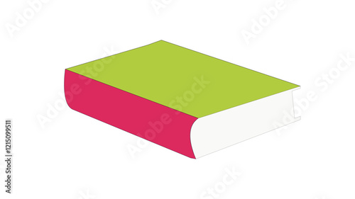 book isolated on white background