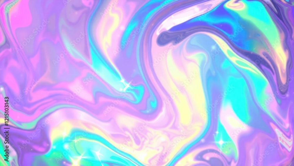 Abstract ethereal pastel neon holographic blue, pink, digital lavender purple crumpled metallic foil background. Abstract ethereal pastel neon holographic blue, pink, digital lavender purple crumpled metallic foil background.